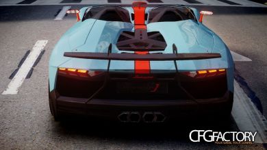 2012 Lamborghini Aventador J "Gulf" Pain