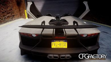 2012 Lamborghini Aventador J "Racing Stripes&