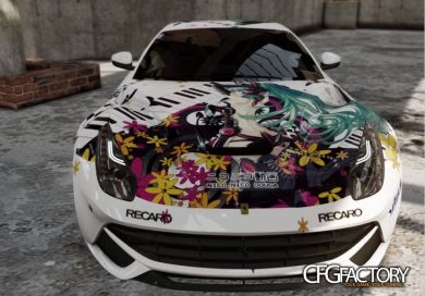 Ferrari F12 Racing Paintjob