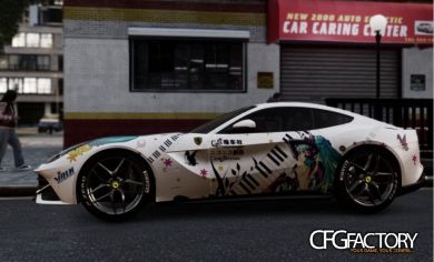 Ferrari F12 Racing Paintjob