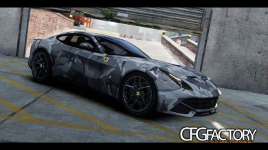 2013 Ferrari F12 Berlinetta âSnow Camoufla