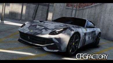 2013 Ferrari F12 Berlinetta âSnow Camoufla