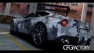 2013 Ferrari F12 Berlinetta âSnow Camoufla