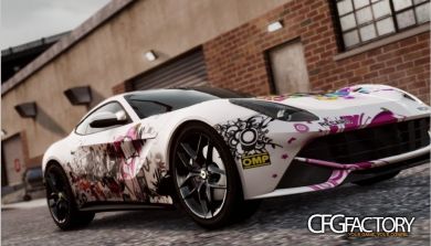 Ferrari F12 hip hop Paintjob