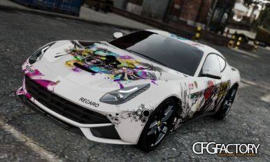 Ferrari F12 hip hop Paintjob