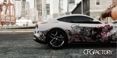 Ferrari F12 hip hop Paintjob