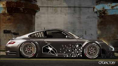 Porsche GT3 RSR "Stars and Straps" Paint