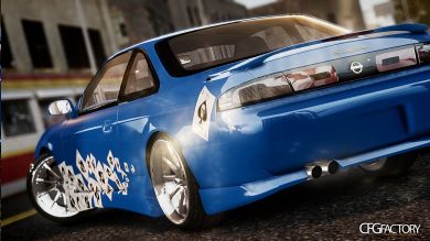 Nissan Silvia S14 "Ace Of Spades" PaintJ