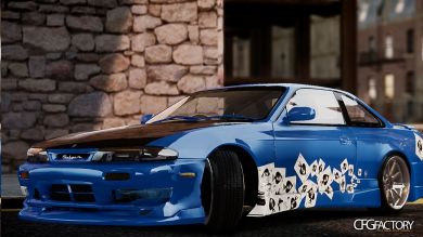 Nissan Silvia S14 "Ace Of Spades" PaintJ