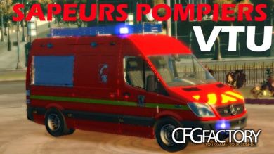 VTU Sapeur Pompier FranÃ§ais (Firetruc
