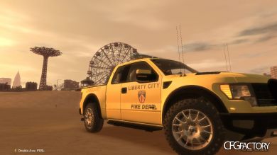 Liberty City Lifeguard skin for Ford Raptor SVT