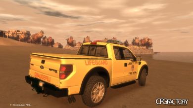 Liberty City Lifeguard skin for Ford Raptor SVT