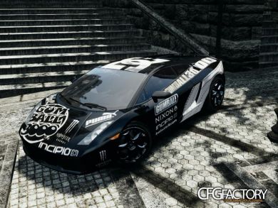 2005 Lamborghini Gallardo gumball 3000 paintjob