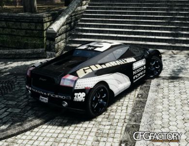 2005 Lamborghini Gallardo gumball 3000 paintjob
