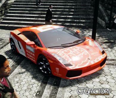 2005 Lamborghini Gallardo gumball 3000 paintjob