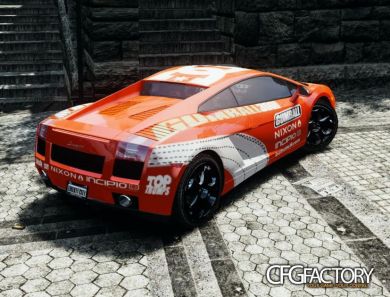2005 Lamborghini Gallardo gumball 3000 paintjob