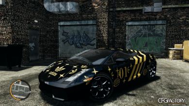2005 Lamborghini Gallardo gumball 3000 paintjob