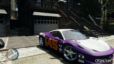 2010 Ferrari 458 gumball 3000 paintjob