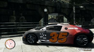 2011 Bugatti Veyron Gumball 3000 Paintjob
