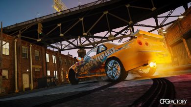 Tezuka Goodyear D1 Drift Car Paintjob