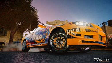 Tezuka Goodyear D1 Drift Car Paintjob