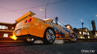 Tezuka Goodyear D1 Drift Car Paintjob