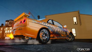 Tezuka Goodyear D1 Drift Car Paintjob