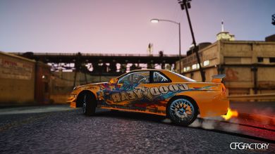 Tezuka Goodyear D1 Drift Car Paintjob