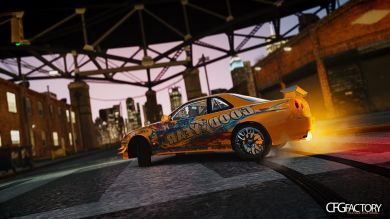 Tezuka Goodyear D1 Drift Car Paintjob