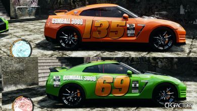 2012 Nissan GT-R Black Edition Gumball 3000 Paintj