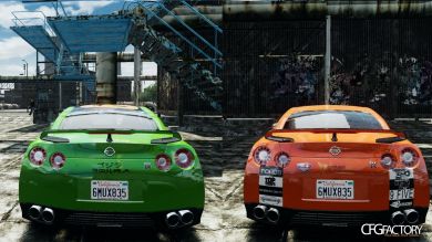 2012 Nissan GT-R Black Edition Gumball 3000 Paintj