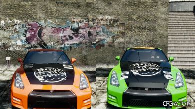 2012 Nissan GT-R Black Edition Gumball 3000 Paintj