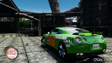 2012 Nissan GT-R Black Edition Gumball 3000 Paintj
