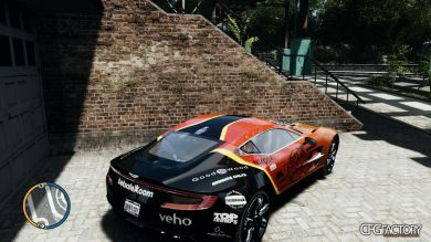 2010 Aston Martin One-77 gumball 3000  paintjob