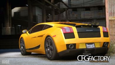 Lamborghini Gallardo MAX yellow Paintjob