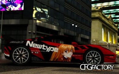 2011 models Ferrari 458 Challenger Evangelion Asuk