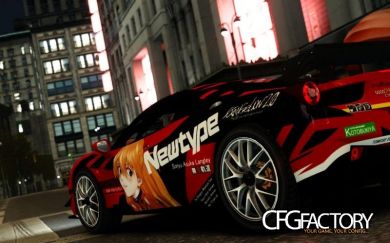 2011 models Ferrari 458 Challenger Evangelion Asuk