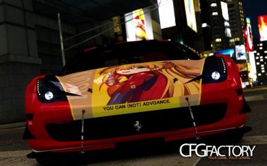 2011 models Ferrari 458 Challenger Evangelion Asuk