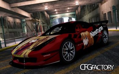 2011 models Ferrari 458 Challenger Evangelion Asuk