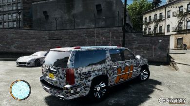 2012 Cadillac Escalade ESV gumball 3000 paintjob
