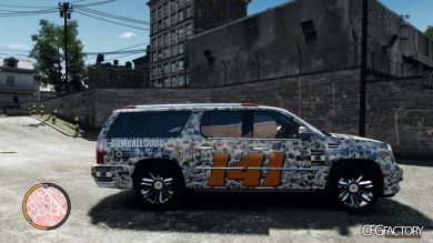 2012 Cadillac Escalade ESV gumball 3000 paintjob