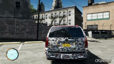 2012 Cadillac Escalade ESV gumball 3000 paintjob