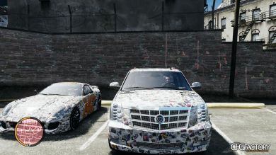 2012 Cadillac Escalade ESV gumball 3000 paintjob