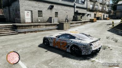 2010 Ferrari F599xx gumball 3000 142 paintjob