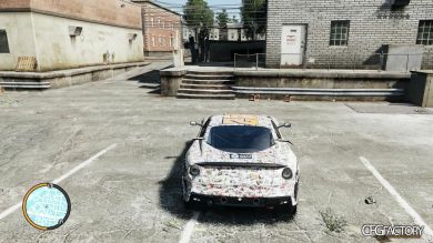 2010 Ferrari F599xx gumball 3000 142 paintjob