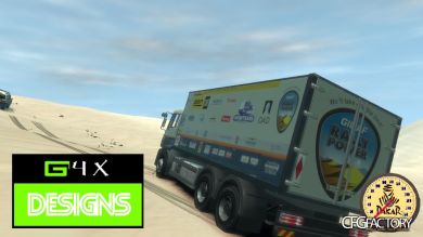 GINAF Dakar Service Truck Livery