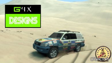 GINAF Dakar Service Car Livery