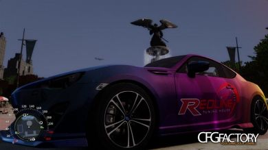 Subaru BRZ RedLine & Hello Kitty Paintjob