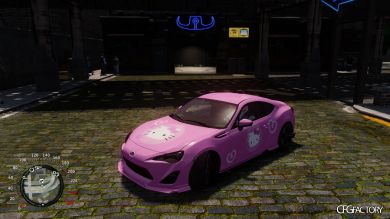 Subaru BRZ RedLine & Hello Kitty Paintjob