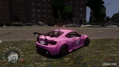 Subaru BRZ RedLine & Hello Kitty Paintjob
